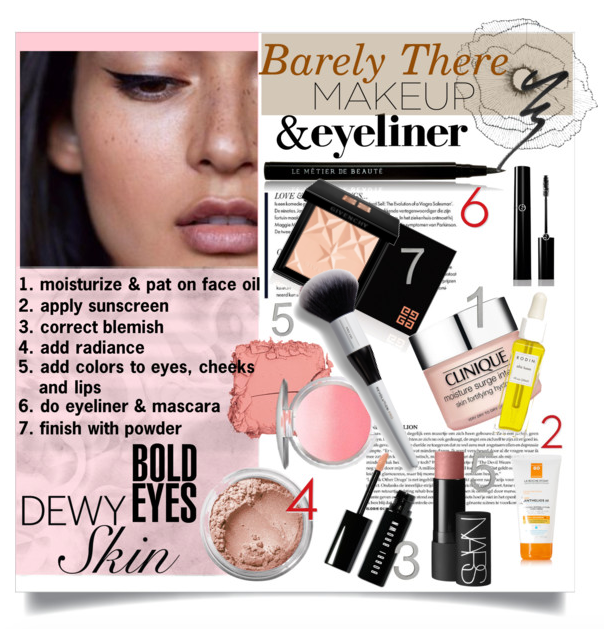 Barely There Makeup: Dewy Skin & Bold Eyes