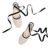 Brielle Casual Pattern Lace-Up Espadrille Sandals