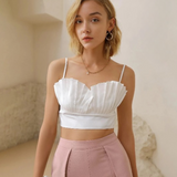Millicent Scallop Pleated Cami Top