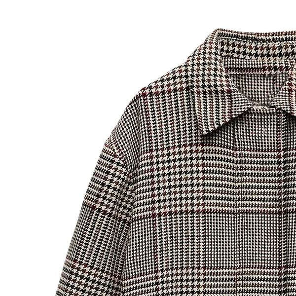 Glen Check Plaid Bomber Jacket – watereverysunday