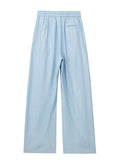Wilma Casual Linen Look Draw String Pants
