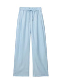Wilma Casual Linen Look Draw String Pants