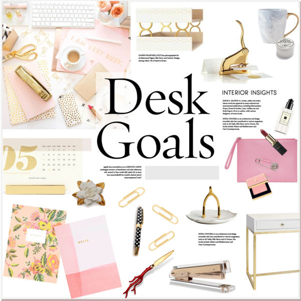 Desk Goals: New Year Organization & Decor