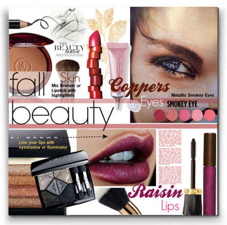 Fall Beauty - Coppery Eyes & Raisin Lips