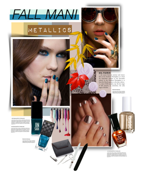 Fall Mani ~ Reflective Metallics & Multichrome Glow