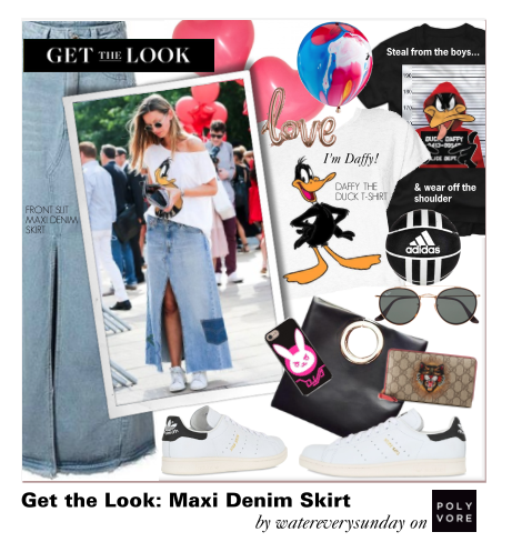 Get The Look: Maxi Denim Skirts