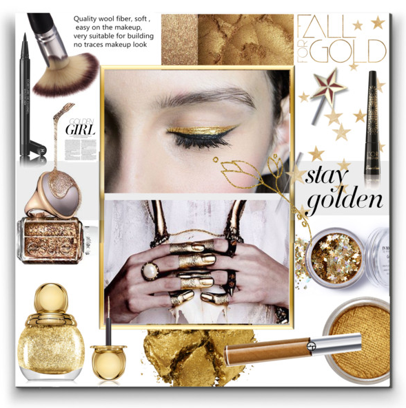 Golden Beauty - Gold Color Makeup: Stay Gold!