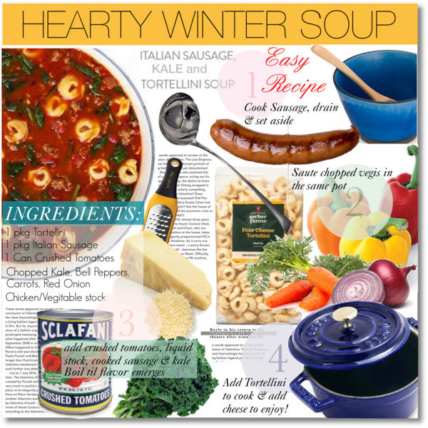 Hearty Winter Soup: Italian Sausage & Tortellini