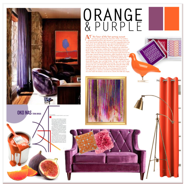 Orange & Purple Decor: A Cozy Fall–Winter Color Pair