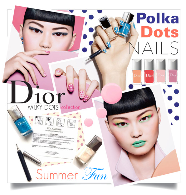Polka Dots Nails - Summer Fun