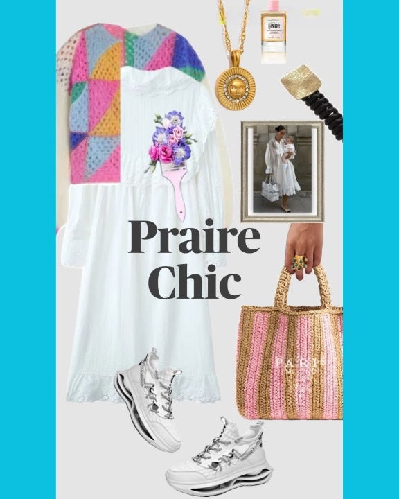 Prairie Chic Style - 🌸 Baby Doll Dress & Sneakers Style Inspo