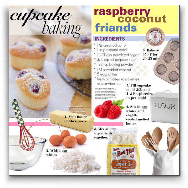 Raspberry Coconut Friands Recipe