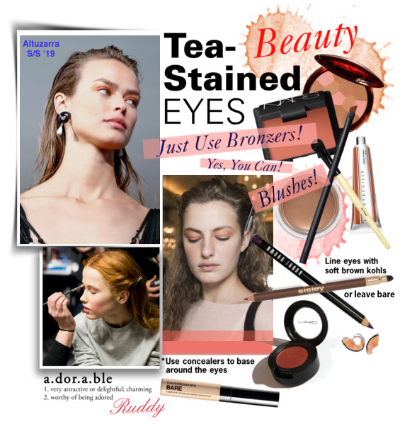 Tea Stained Eyes - Altuzarra S/S 2019 Beauty