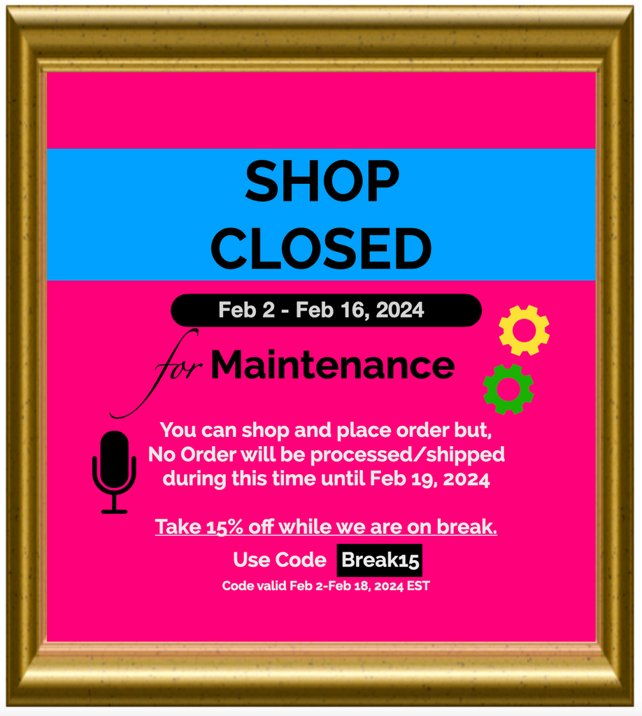 ~~ Our Shop Is Closed For Maintenance ~~ Feb 2nd - Feb 16th, 2024