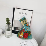 Japanese Kimono Print Knot Wrist Bags