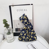 Japanese Kimono Print Knot Wrist Bags