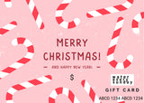 WATEREVERYSUNDAY Gift Card - Merry Christmas! Candy Cane