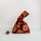 Japanese Kimono Print Knot Wrist Bags