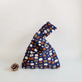 Japanese Kimono Print Knot Wrist Bags