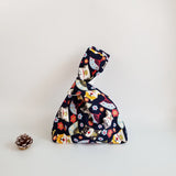 Japanese Kimono Print Knot Wrist Bags