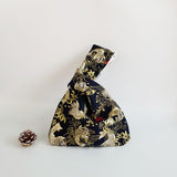 Japanese Kimono Print Knot Wrist Bags
