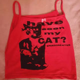 Harajuku Cats Prints Tank Tops