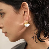 Livia Bellflower Hoop Earrings