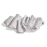 Addison Abstract Wavy Sculptural Brooch