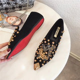 Adele Embellished Fox Loafers 