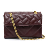 Agatha Embossed Flap Shoulder Bag