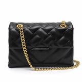 Agatha Embossed Flap Shoulder Bag