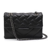Agatha Embossed Flap Shoulder Bag