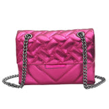 Agatha Embossed Flap Shoulder Bag