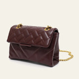 Agatha Embossed Flap Shoulder Bag