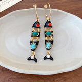 Alfu Fish Drop Earrings