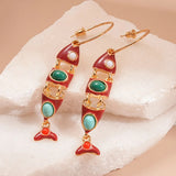 Alfu Fish Drop Earrings