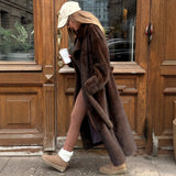 Amara Faux Mink Maxi Coat