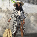 Amaria Printed Beach Cover Robes watereverysunday