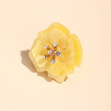 Anemone Resin Statement Flower Cocktail Rings - 11 colors watereverysunday
