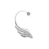 Angel Wing Crystal Ear Cuff Earrings watereverysunday