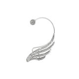 Angel Wing Crystal Ear Cuff Earrings watereverysunday