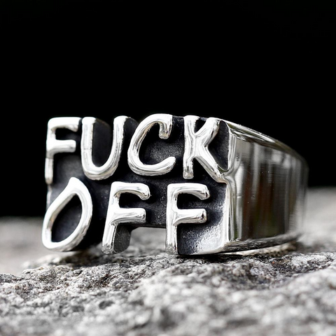 Angry F Word Ring watereverysunday
