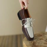 Anica Two Tone Derby Loafers - 2 Colors watereverysunday