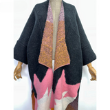 Aniela Color Patchworks Wool Blanket Coats - 7 Colors watereverysunday