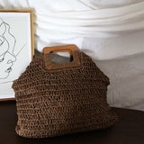 Annabelle Square Straw Shopper Bags - 2 Colors watereverysunday