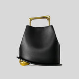 Aurelia Sculptural Top Handle Bag