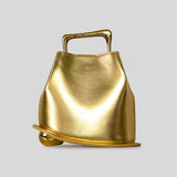 Aurelia Sculptural Top Handle Bag