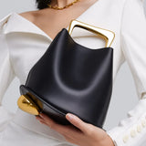 Aurelia Sculptural Top Handle Bag