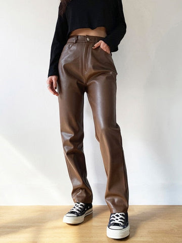 Not Your Basic Faux Leather Pants – KaiMari