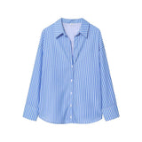 Basic Casual Pinstripe Shirts
